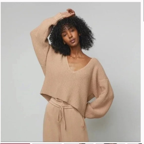 NEW Lunya Cozy Cotton Silk Reversible Pullover - Picture 2 of 13